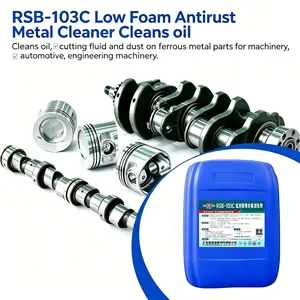RSB-103C Low Foam Rust Inhibiting Metal Cleaner For Ultrasonic & High Pressure Spray Cleaning, Non-Corrosive, Eco Safe Free of Sodium Nitrite, OEM ODM thumbnail-2