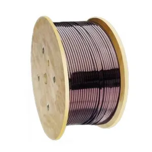 High Resistance Solid Copper Enamelled Winding Wire Coil 600V Rated Rectangular Shape IP67 155-220C 1.5-22mm WanZhou Brand Model thumbnail-2