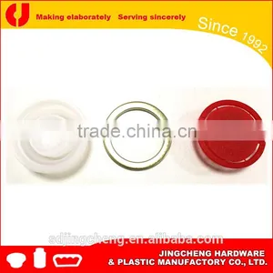 42mm Plastic Caps / Spout Cap / Oil Tin Can Cap With Metal Ring thumbnail-3