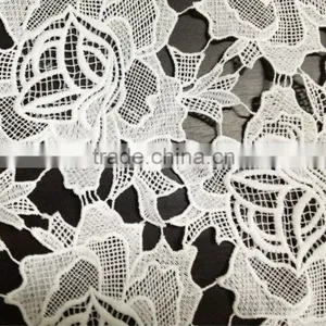 2016 Fashion Lace Accessory With Flower Fabric Embroidery Polyester Whole Lace for Garment thumbnail-2