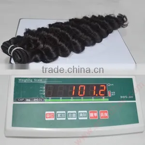 China 2015 New Product Virgin Hair Deep Wave India Human Hair Extension thumbnail-6