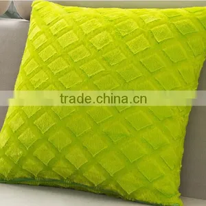 High Quality Plaid Plush Cushion for Car , Seat ,home Decoration thumbnail-1
