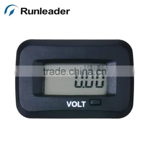 Waterproof Digital Voltage Meter Gauge Voltmeter for Tractor Cultivator ATV CHAINSAW Sprayer Boat Compressor thumbnail-1