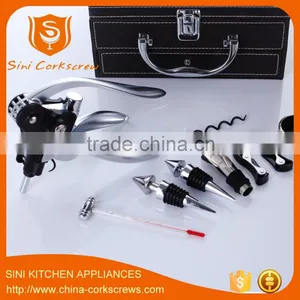Wine Sets Wine Accessory With Leather Box Collection Wine Box thumbnail-5