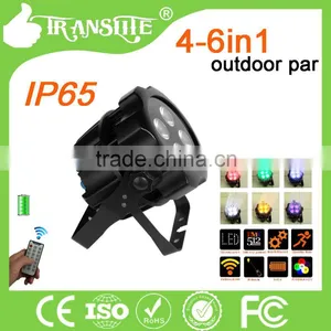 Hot Sale Outdoor Waterproof 4pcs 6 In1 RGBWA+UV IP65 LED Par Light thumbnail-1