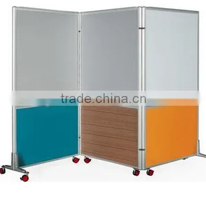 Aluminum Frame Folding Partition Wall thumbnail-1