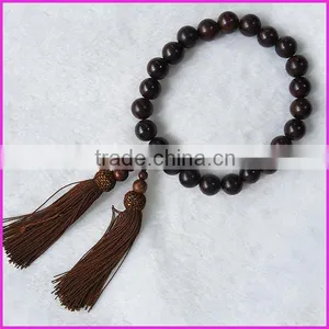 PBB004 Ebony Buddhist Japanese Prayer Beads thumbnail-1