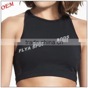 OEM Factory Women Dry Fit Crop Top Fitness Sport Bra Ladies Sportswear Bra Manufacturer thumbnail-1