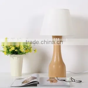 LED Wood Table Lamp LED Wood Table Light JK-879-14 Wooden Base for Table Lamps Holder thumbnail-4