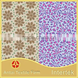 4 Way Stretch Knitted Printed Swimwear Fabric /Flower Design Printing Fabric thumbnail-4