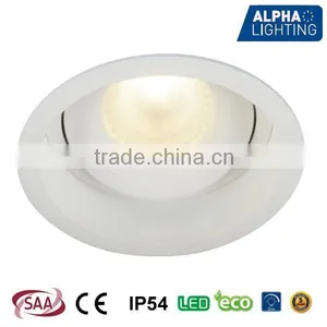 IP Rated Adjustable Dimmable Anti-glare Deep 13W COB LED Downlight thumbnail-1
