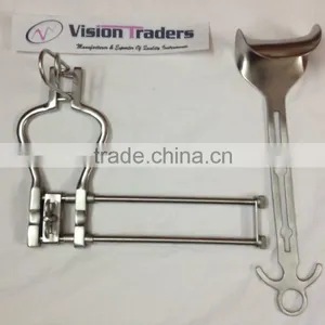 Balfour Abdominal Retractor Set Stainless Steel CE ,ISO Standard , 18cm Spread With Center Blade All Sizes of Blades Available thumbnail-6