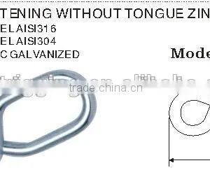 Stainless Steel AISI 304 / 316 8-Shaped Snap Hook Carabiner Ringg Hardware thumbnail-5