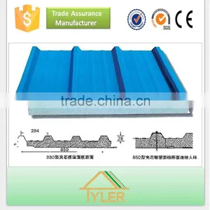 Heart Insulation PU Sandwich Panel for Freezer Cold Room thumbnail-1