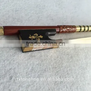 Sliver Flower Violin Bow Hair Colored Cello Bows thumbnail-3