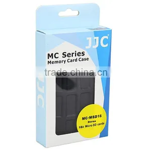 JJC Water-Resistant Holder Storage Memory Card Case for 16 MSD Cards thumbnail-1