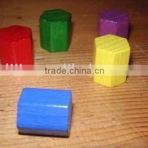 Wooden Hexagon Token thumbnail-1
