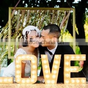 Weeding Ornament LOVE LED Marquee Letter thumbnail-2
