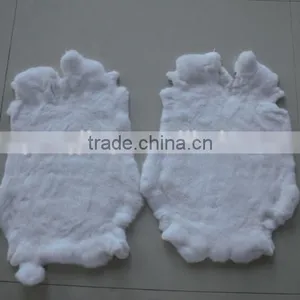 High Quality White Rex Rabbit Skin thumbnail-3