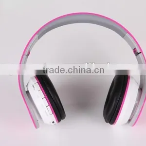 Fashion Stereo Handfree Wireless Bluetooth Headset With Mic for Woman thumbnail-4