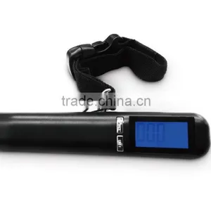 Top Quality Blue Backlit LCD Digital Luggage Scale Black Portable Scale 2* AAA Battery Auto-off thumbnail-1