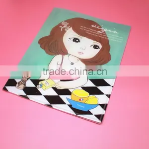 Lovely Girl Design A4 Plastic pp Folding Foldable File Folder l Shape File Folder Plastic Expandable File Folders With Pocket thumbnail-2