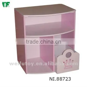 MDF Pink Wooden Cabinets for Girl thumbnail-1