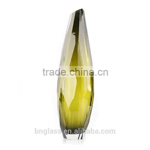 Promotion Green Glass Vase Decor Cheap thumbnail-1