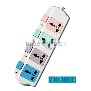 3way Power Outlet Switched Electric Supply Electrical Multi Socket Extension Cord thumbnail-2