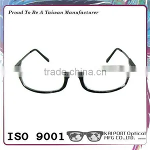 Special Paper Transfer Pattern and Matched Color Metal Temples Glasses Frame thumbnail-1