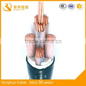 China Supplier 4 Core 35mm2 Strand Copper Power Cable Ronghua Cable thumbnail-6
