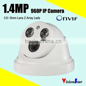 Board 3.6/6mm Lens Imx238 1.4mp 960p Dome ip Camera thumbnail-1