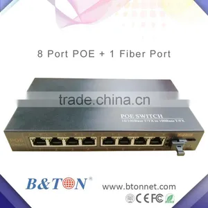 Cheap Price OEM Factory 4CH 8CH 16CH 24CH 12V 100M 1000M POE Switch for IP Camera thumbnail-1