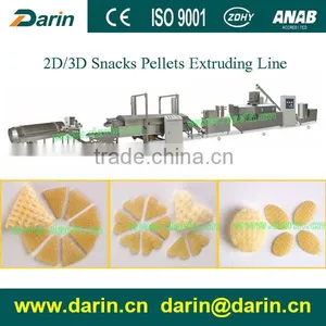 Extruded Fried Snack Food 3D Flour Bugles Chips Making Machine thumbnail-2