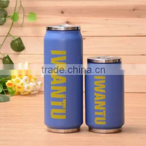 Manufacturer Selling Zip-top Can Shape Stainless Steel Vacuum Flask thumbnail-3