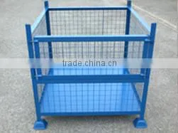 Hot-Dip Galvanized Post Pallet for Passenger Car and Warehouse Storage thumbnail-1