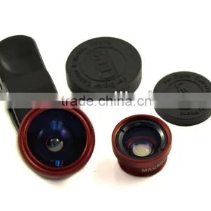 Fisheye Lens,3-in-one Universal Clip Lens For Mobile Phone/Notebook PC/Ipad thumbnail-1