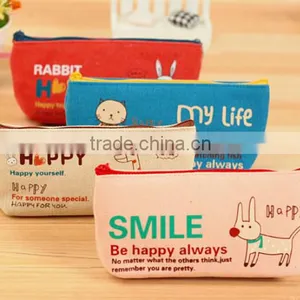 Lovely Animal Happy Style Pencil Case for Girls thumbnail-1