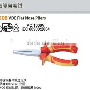 Insulated VDE Pliers, Flat Nose Pliers thumbnail-1