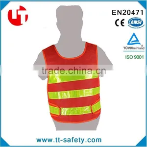 Yongkang Factory CE EN20471 Mesh PVC Refleticve Tape High Visibility Jacket thumbnail-1