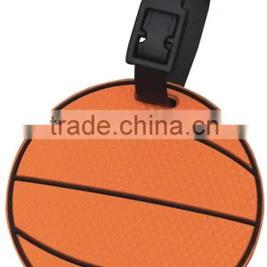 Hot Sale Round Shape id Card Holder Basketball Luggage Tag thumbnail-1