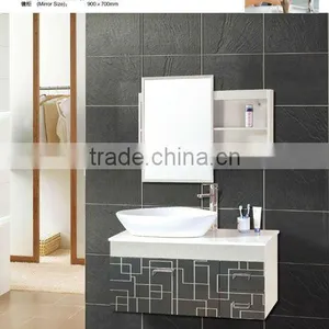 GEESD Wholesale Stainless Steel Modern Cheap Bathroom Vanity GD1038 thumbnail-1