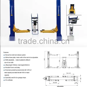 MOVEABLE TWO POST LIFT Bendpak Post Lift thumbnail-1