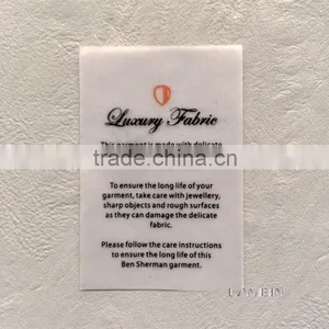 Silk Screen Printed Main Label Tag for Women's Moding Underwear thumbnail-2