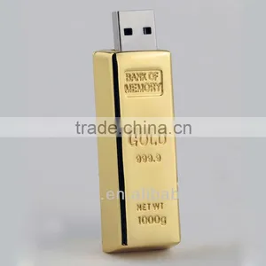 Golden Bar USB Flash Disk thumbnail-1
