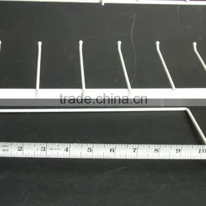 High Quality 2 Tier 12 Single Peg Hook Counter Display Rack for Small Items White NIB thumbnail-4