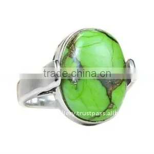 Silver Bronze Vein Lime Mohave Turquoise Jewelry KRJ275990-0 thumbnail-1