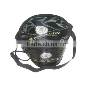 2016 Wholesale Factory High Quality Recycle Round Cooler Bag Lunch Bag thumbnail-2
