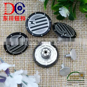Lightning Cap Customized Button Silver Jeans Button for Denim Jeans thumbnail-2