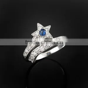 2015 Factory New Fashion 925 Silver China cz Rings thumbnail-3